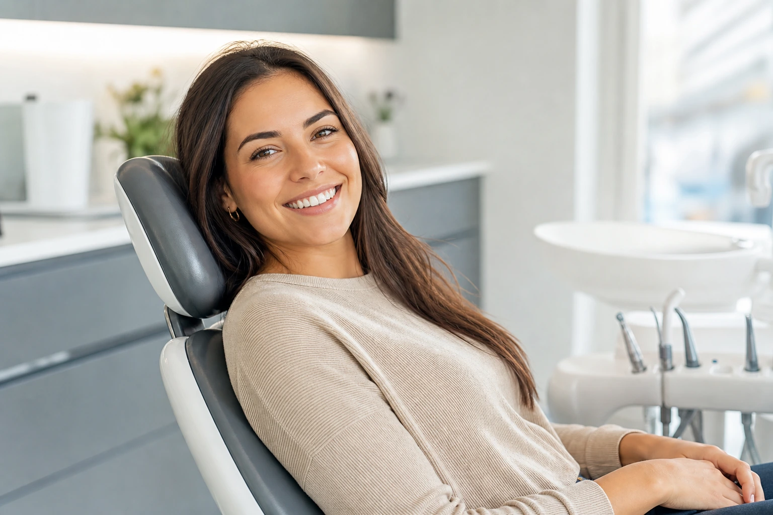 Smile transformation results at Pybus Dental in Amarillo, TX