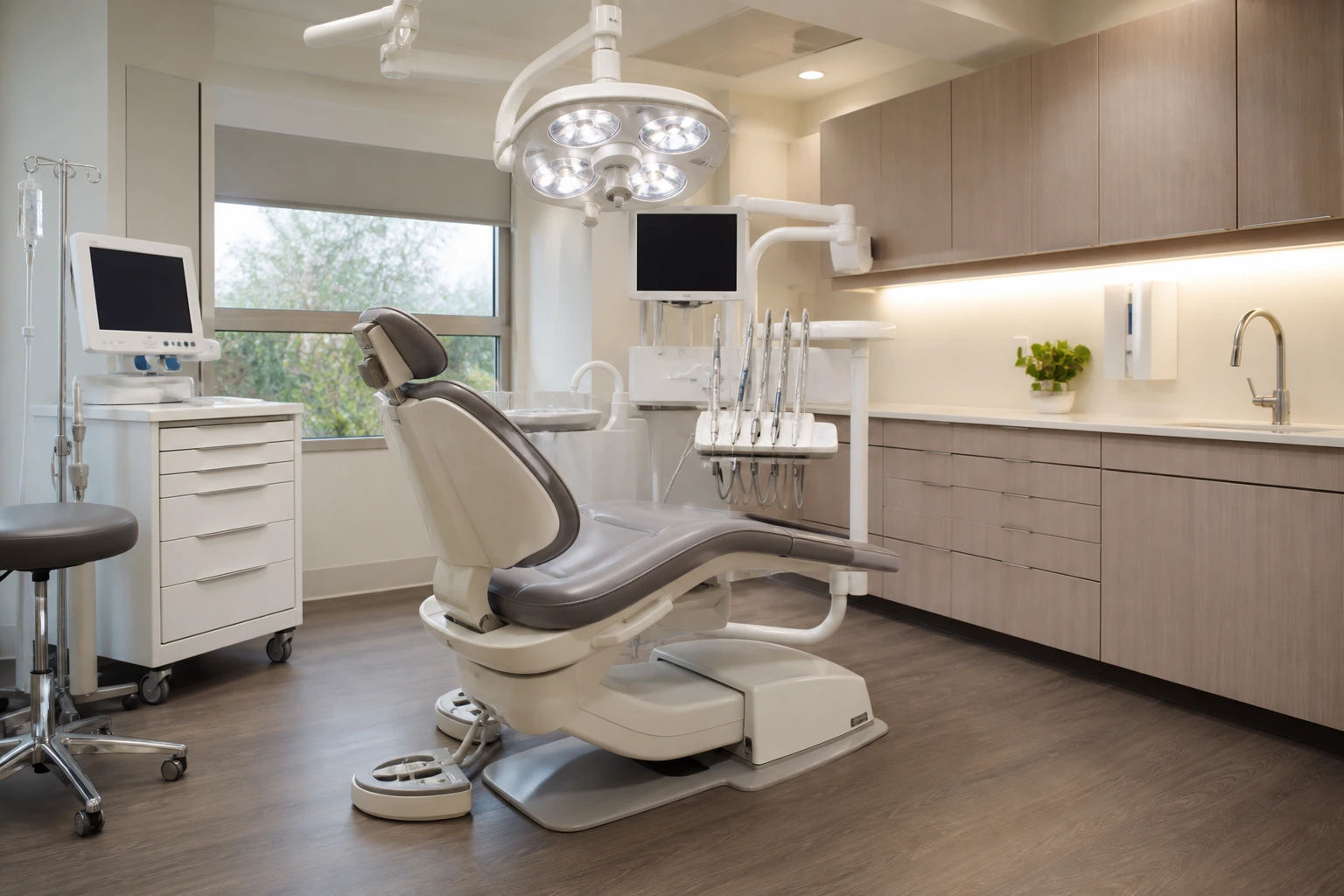 Modern oral surgery suite at Pybus Dental in Amarillo