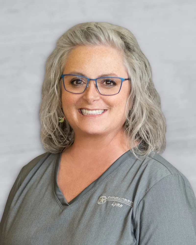 Lynn Burris, dental assistant at Pybus Dental