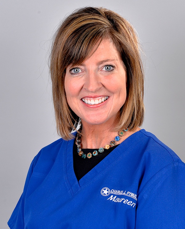 Maureen Childress, a dental hygienist for Charles Pybus DDS