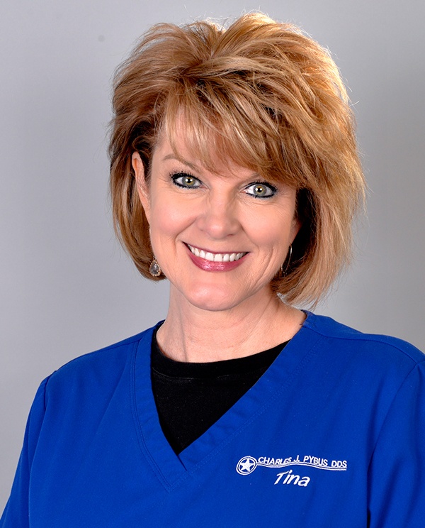Tina Stagner, dental hygienist for Charles Pybus DDS